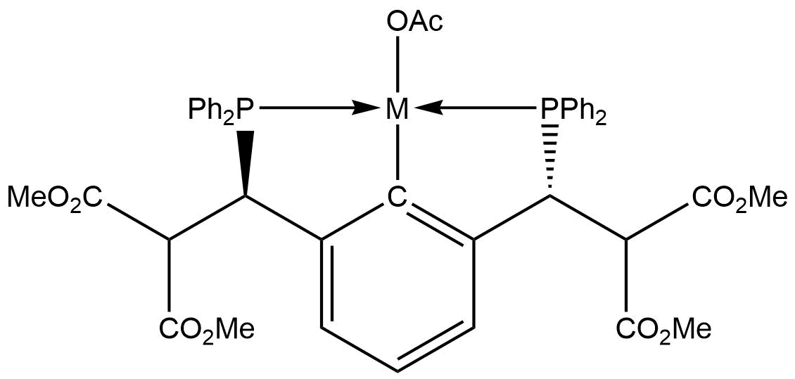 PCP complex for asymmetric hydrophosphination